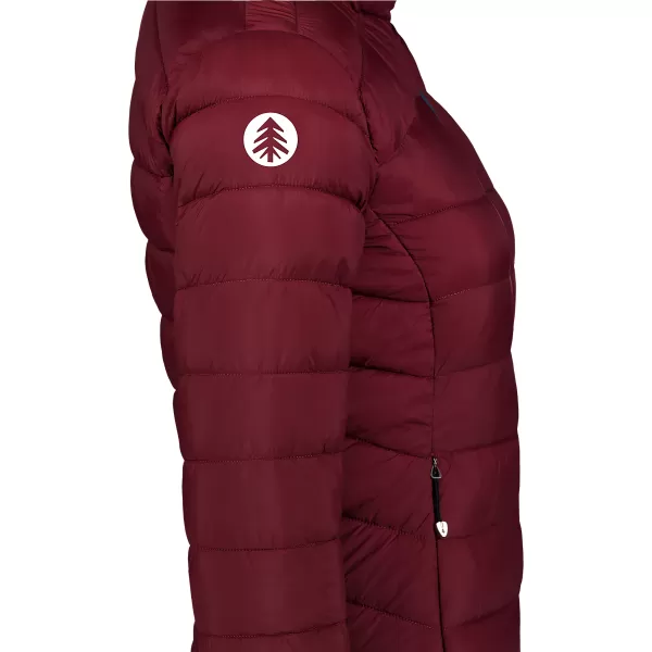  Steppjacke für Damen NORDBLANC SURROUNDINGS NBWJL7719 BURGUND 