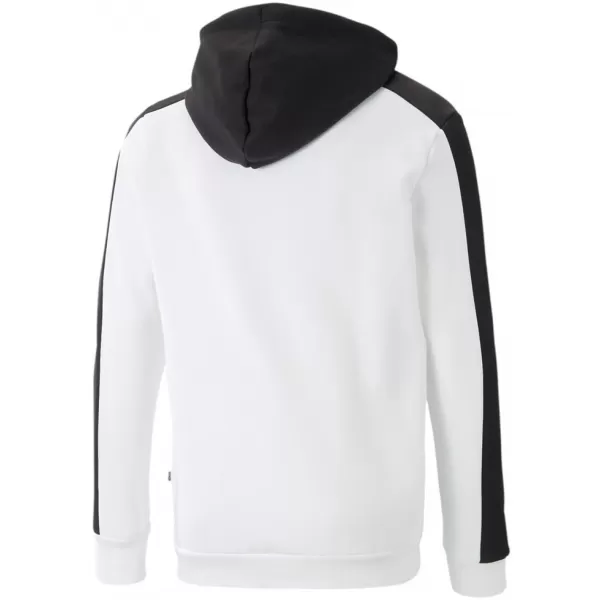  Herren-Sweatshirt PUMA ESS BLOCK X TAPE HOODIE FL 673342-01 SCHWARZ/WEIß 