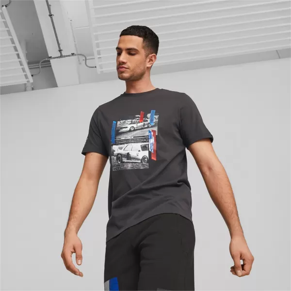  Herren-T-Shirt PUMA BMW MMS CAR GRAPHIC TEE 538140-01 SCHWARZ 