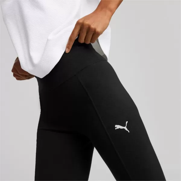  Leggings für Damen PUMA HER HIGH-WAIST LEGGINGS 674230-01 SCHWARZ 