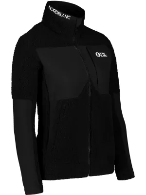 Fleece-Sweatshirt für Damen NORDBLANC PENINSULA NBSFL7654 SCHWARZ