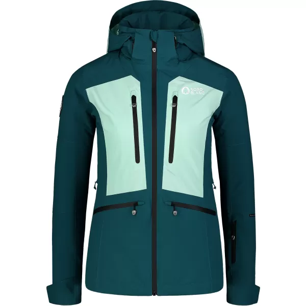  Damen-Skijacke NORDBLANC SNOW-SQUALL NBWJL7753 DUNKELGRÜN 