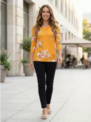 Damen-T-Shirt KIXMI PALA SENF