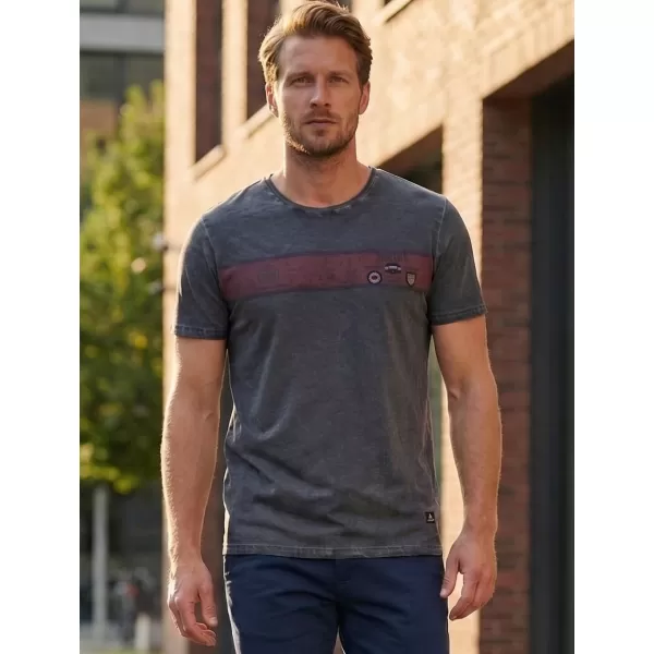  Herren-T-Shirt ALTISPORT ARMAN DUNKELGRAU 