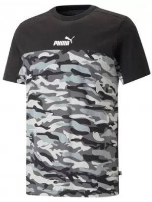 Herren-T-Shirt PUMA ESS BLOCK CAMO TEE 673335-01 SCHWARZ