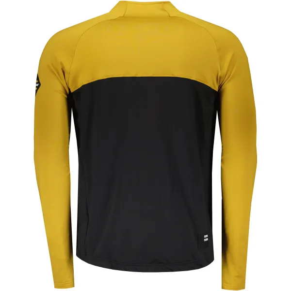  Herren-Sweatshirt SENSOR COOLMAX THERMO 22200058 SCHWARZ/MUSTARD 