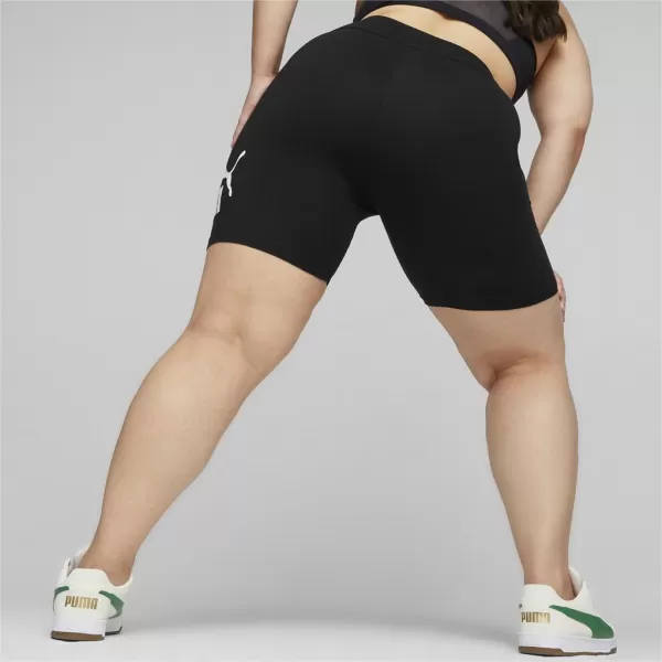  Leggings für Damen PUMA ESS 7 LOGO SHORT LEGGINGS 848347-01 SCHWARZ 