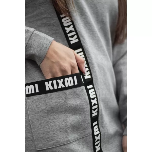  Damen-Sweatshirt KIXMI PAIGE HELLGRAUE HIGHLIGHTS 