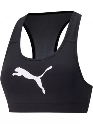 Damen-BH PUMA MID IMPACT 4KEEPS GRAPHIC BRA PM 520306-90 SCHWARZ