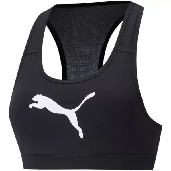  Damen-BH PUMA MID IMPACT 4KEEPS GRAPHIC BRA PM 520306-90 SCHWARZ 