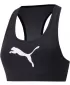 Damen-BH PUMA MID IMPACT 4KEEPS GRAPHIC BRA PM 520306-90 SCHWARZ