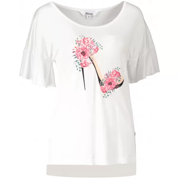  Damen-T-Shirt KIXMI PALIMA WEIß 