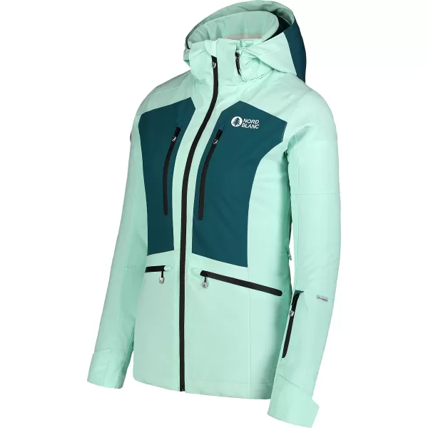  Damen-Skijacke NORDBLANC SNOW-SQUALL NBWJL7753 GRÜN 