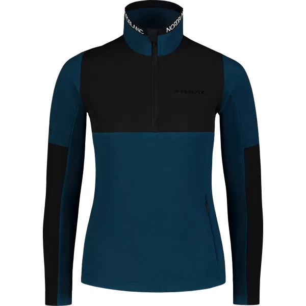  Fleece-Sweatshirt für Damen NORDBLANC SPRYNESS NBSFL7651 BLAU 