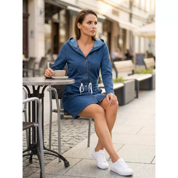  Damen-Sweatshirt KIXMI PENINI DUNKELBLAU 