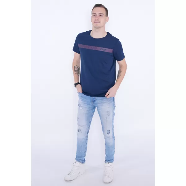  Herren-T-Shirt KIXMI PARKER DUNKELBLAU 
