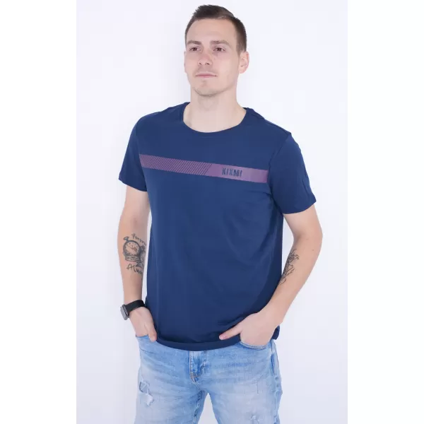 Herren-T-Shirt KIXMI PARKER DUNKELBLAU 