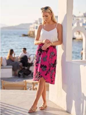 Damenrock KIXMI PELLE ROSA