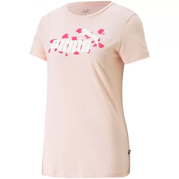  Damen-T-Shirt PUMA ESS+ ANIMAL TEE 673687-66 ROSA 