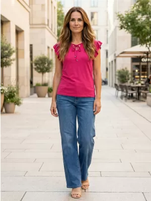 Damen-T-Shirt KIXMI POPPY BURGUND