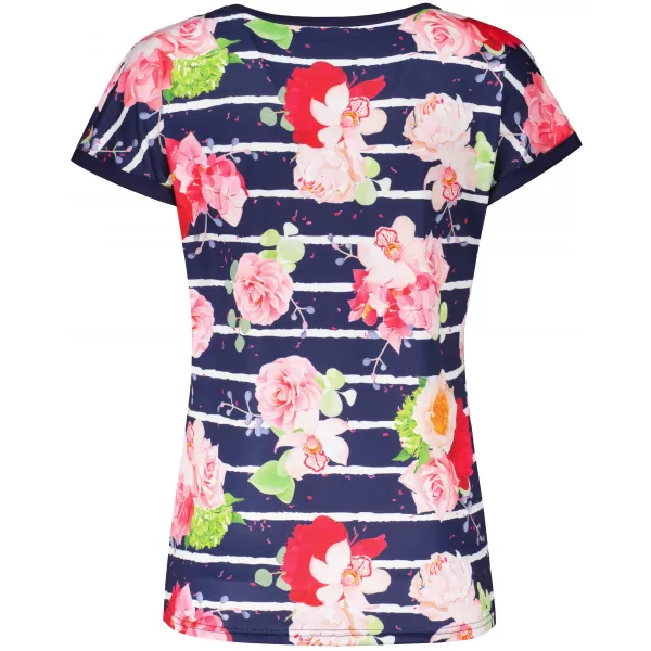  Damen-T-Shirt KIXMI PANDORA DUNKELBLAU 