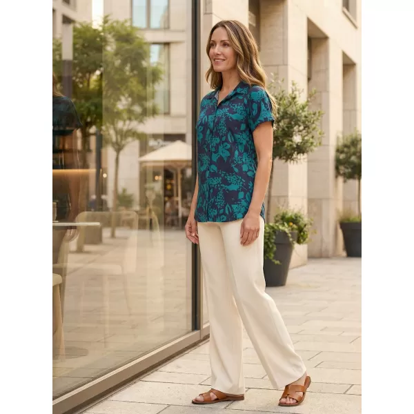  Damenbluse KIXMI PANTHEA DUNKELBLAU 