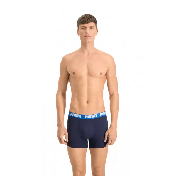  Herren-Boxershorts PUMA BASIC BOXER 2P 88886960 ECHTES BLAU 