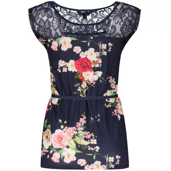  Damen-T-Shirt KIXMI PAMELA DUNKELBLAU 
