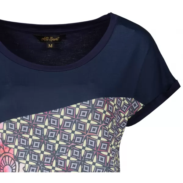  Damen-T-Shirt ALTISPORT ARIEL DUNKELBLAU 