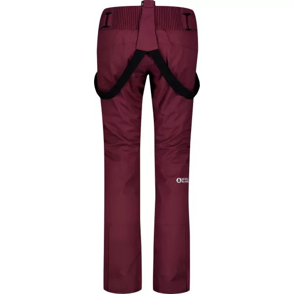  Skihose für Damen NORDBLANC SNOWBALL NBWP7769 BURGUND 