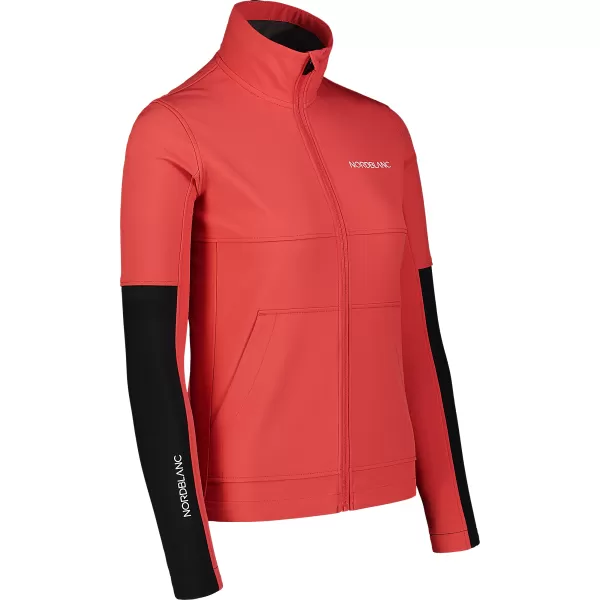  Softshelljacke für Damen NORDBLANC FJORD NBSSL7657 ROTE KORALLE 