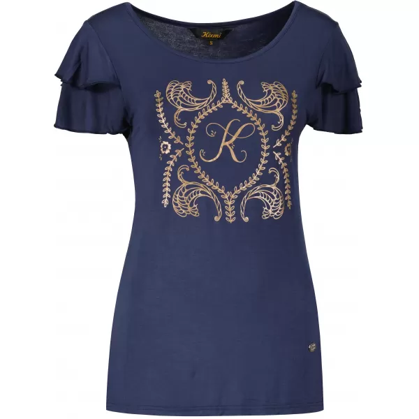  Damen-T-Shirt KIXMI PAMMI DUNKELBLAU 
