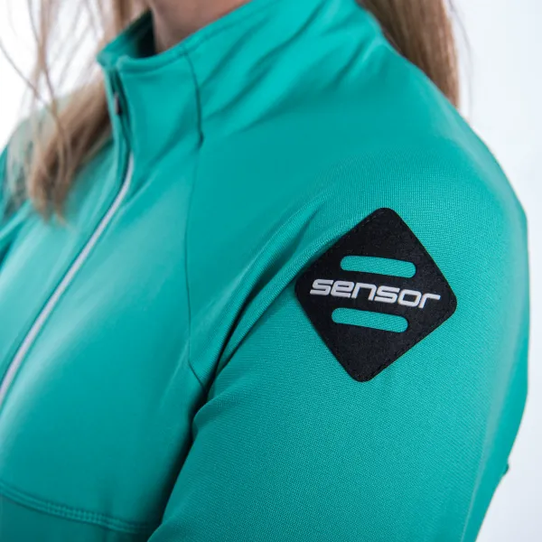  Damen-Sweatshirt SENSOR COOLMAX THERMO 22200067 SEA GREEN 