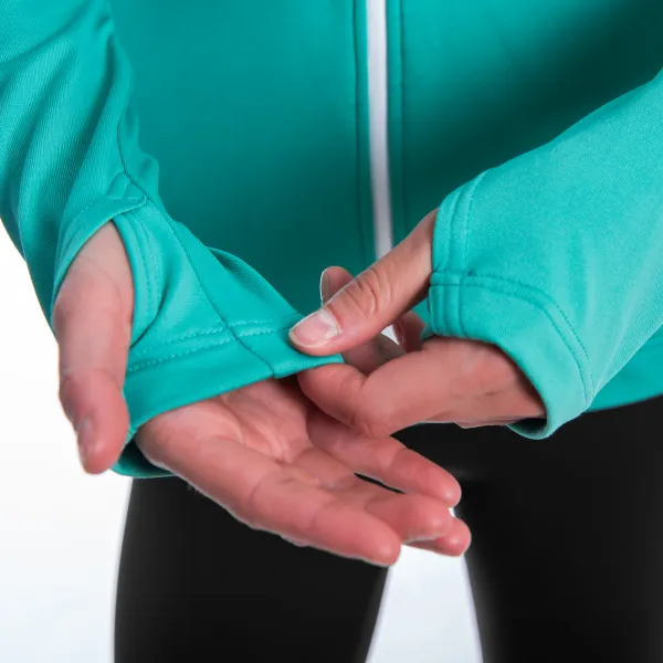  Damen-Sweatshirt SENSOR COOLMAX THERMO 22200067 SEA GREEN 