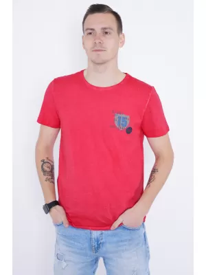 Herren-T-Shirt KIXMI PHIL ROT
