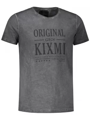 Herren-T-Shirt KIXMI PELTON DUNKELGRAU