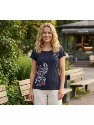 Damen-T-Shirt ALTISPORT ALW168122 NAVY BLAU