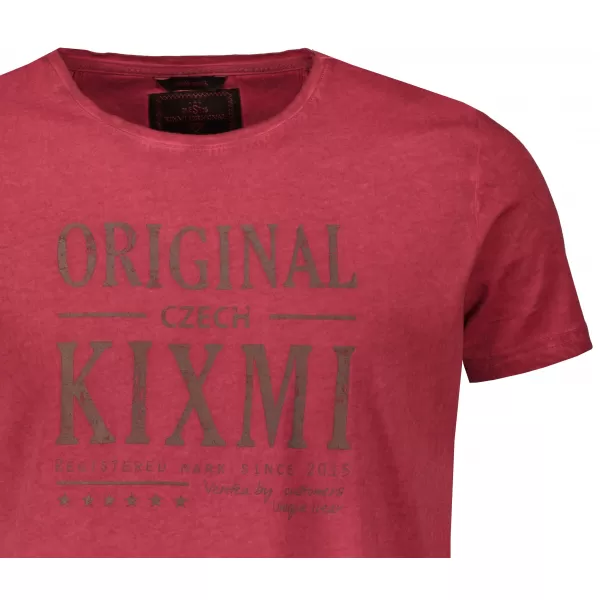  Herren-T-Shirt KIXMI PELTON BURGUND 