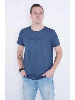 Herren-T-Shirt KIXMI PATRIC DUNKELBLAU