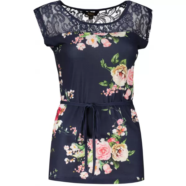  Damen-T-Shirt KIXMI PAMELA DUNKELBLAU 