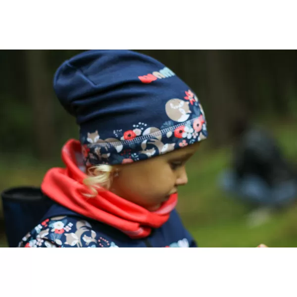  Fleece-Halstuch für Kinder WAMU LACHS 