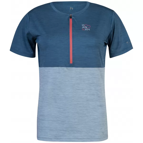  Damen-T-Shirt HANNAH BERRY TUSCHEMEL/PERLBLAUMEL 