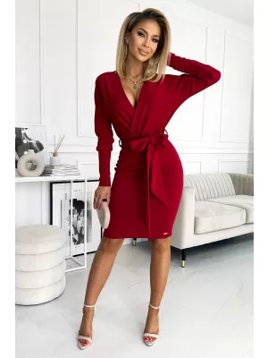 Kleid NUMOCO A401-1 BURGUND