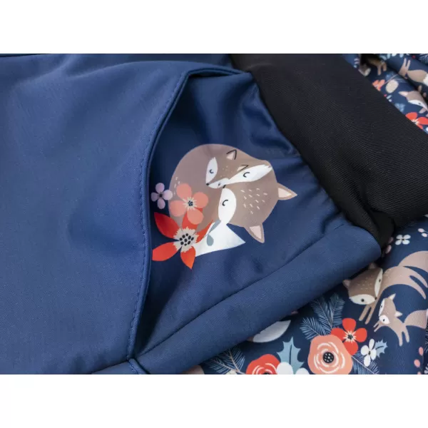  Baby Softshell Hosen isoliert WAMU LIŠKY DUNKELBLAU 