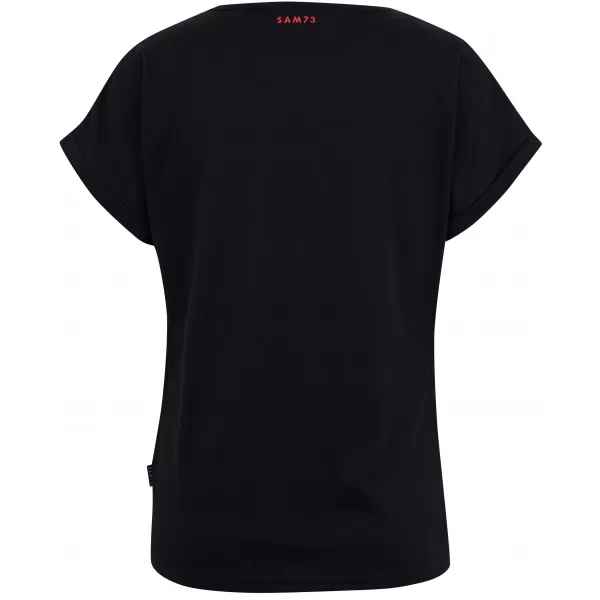  Damen-T-Shirt SAM 73 DORADO WT 886 SCHWARZ 