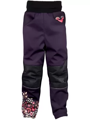 Baby Softshell Hosen WAMU SOVA LILA