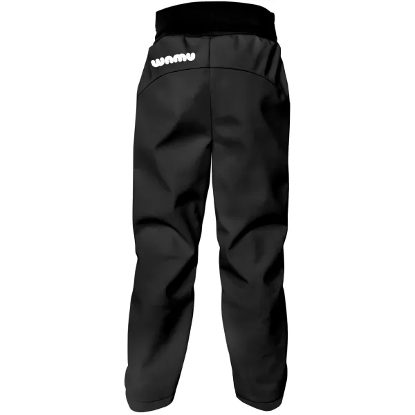  Baby Softshell Hosen isoliert WAMU SCHWARZ 