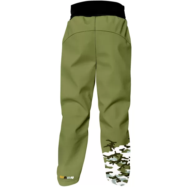  Isolierte Softshellhose für Kinder WAMU MASKÁČ KHAKI 