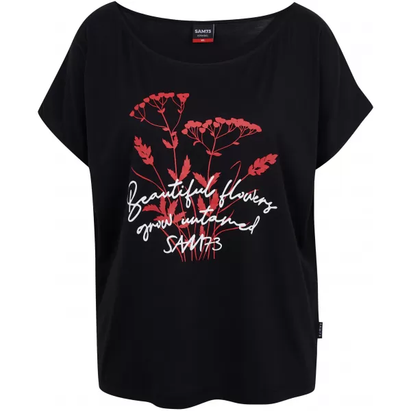  Damen-T-Shirt SAM 73 CIRCINUS WT 883 SCHWARZ 