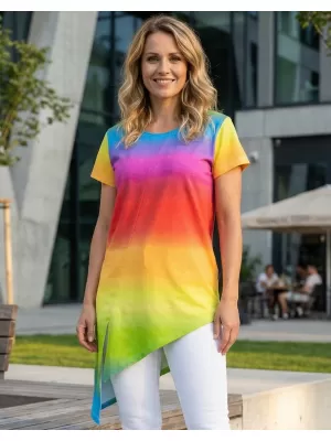 Damen-T-Shirt SAM 73 LIBRA WT 890 BUNT